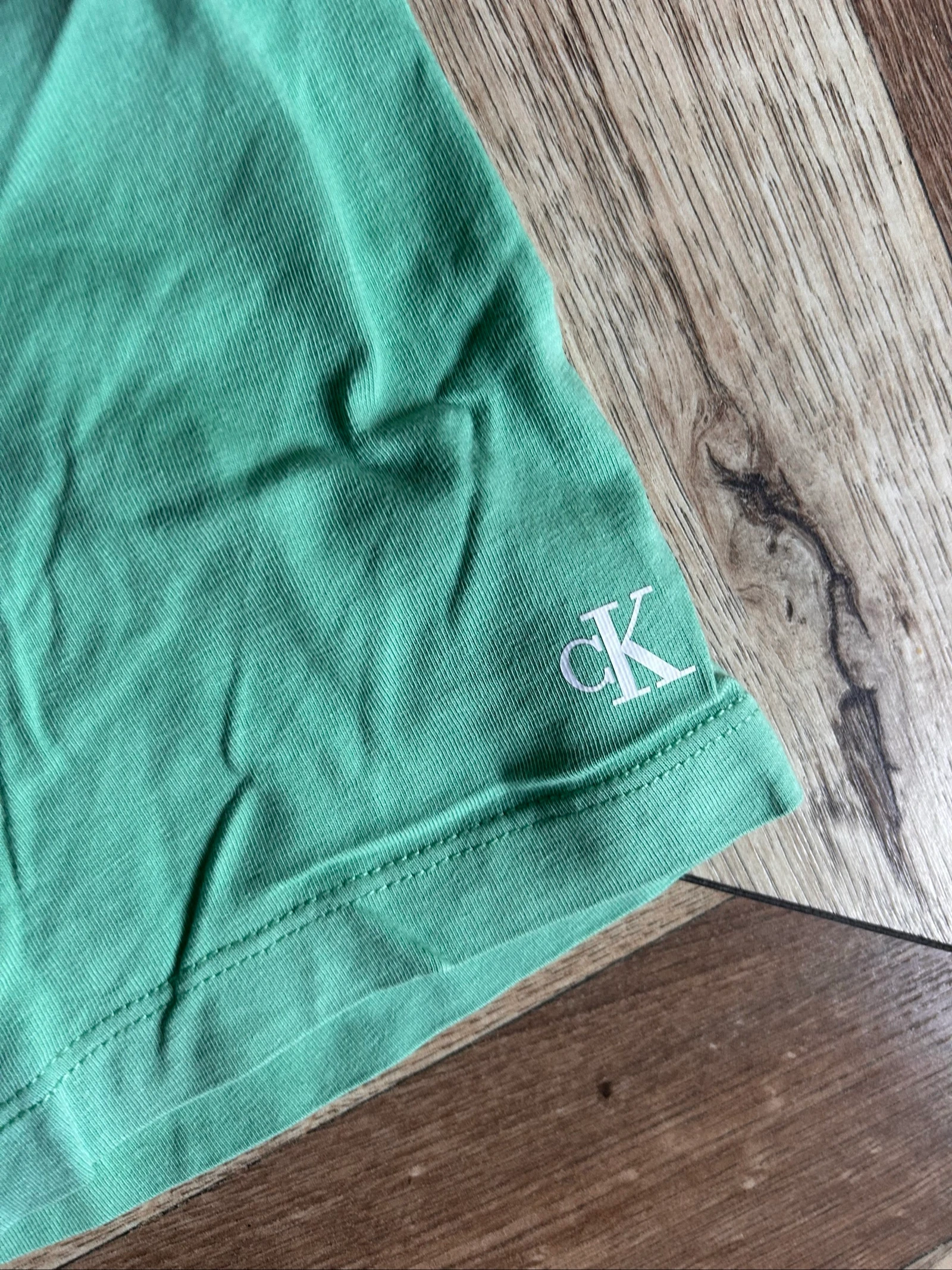 Calvin Klein Jeans water green / mint t-shirt – Size 16 years (XS / S) – photo 3
